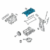 OEM Nissan Versa Cover Assy-Valve Rocker Diagram - 13264-5RB1A