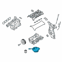 OEM 2018 Nissan Kicks Pan Assy-Oil Diagram - 11110-5RB1A