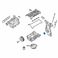 OEM 2015 Nissan Versa Seal-Oil, Crankshaft Front Diagram - 13510-1KT0A