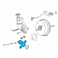 OEM 2020 GMC Terrain Master Cylinder Diagram - 84104229