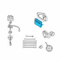 OEM 1998 Dodge Durango Powertrain Control Module Diagram - 56046362AD