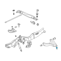 OEM 1989 GMC S15 Jimmy Lower Ball Joint Diagram - 88967425