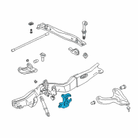 OEM Oldsmobile Bravada Steering Knuckle Diagram - 15684320