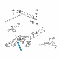 OEM 2001 Oldsmobile Bravada Front Shock Absorber Kit Diagram - 12474690