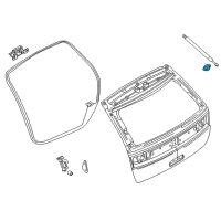 OEM 2015 Lincoln MKX Support Cylinder Stud Diagram - -W706307-S438