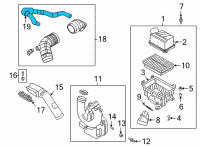 OEM 2022 Kia Seltos Hose Assembly-BREATHER Diagram - 267102B770