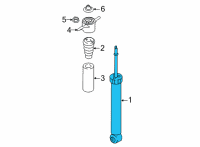 OEM 2020 Kia Niro EV Shock Absorber Assembly Diagram - 55307Q4010