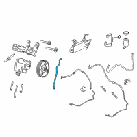 OEM 2019 Ford Transit-250 Power Steering Suction Hose Diagram - CK4Z-3691-A