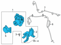 OEM Ford Bronco VALVE ASY - MODULATOR Diagram - MB3Z-2B373-A