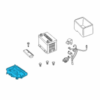 OEM 2006 Pontiac GTO Tray, Battery Diagram - 92111003