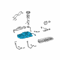 OEM Toyota Tundra Fuel Tank Diagram - 77001-0C050