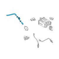 OEM 2014 Infiniti Q70 Hose Assy-Evaporation Control Diagram - 14912-1MA4A