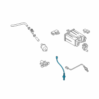 OEM 2011 Infiniti M56 Air Fuel Ratio Sensor Diagram - 22693-1MC0B