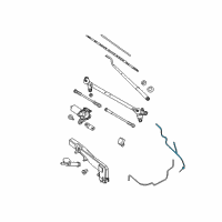 OEM 2009 Nissan Frontier Hose-Washer Diagram - 28935-EA010