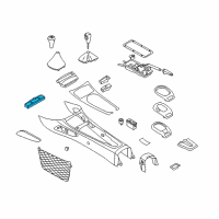 OEM 2007 BMW Z4 Switch Unit, Centre Console Diagram - 61-31-6-948-768