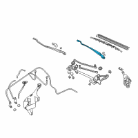 OEM 2004 Honda Civic Arm, Windshield Wiper (Driver Side) Diagram - 76600-S5T-A01