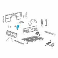 OEM Ford F-350 Super Duty Splash Shield Diagram - F81Z-9928370-AA