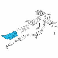 OEM 2018 Ford C-Max Heat Shield Diagram - FV6Z-5811448-A