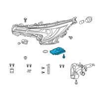 OEM Toyota Corolla Control Module Diagram - 81016-12L80