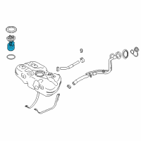 OEM 2016 Nissan Versa Fuel Gauge Sending Unit Diagram - 25060-3AN0A