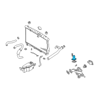 OEM 2003 Hyundai XG350 Fitting-Water Outlet Diagram - 25611-39000