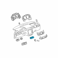 OEM 2014 Chevrolet Suburban 1500 Adjuster Switch Diagram - 15284726