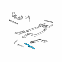 OEM 2007 Ford Crown Victoria Transmission Support Diagram - 3W1Z-5027-AA