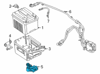 OEM 2022 BMW 330e xDrive COOLANT HOSE, 48-V BATTERY Diagram - 61-21-6-830-587