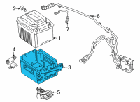 OEM BMW M440i xDrive BATTERY TRAY, 48-V BATTERY Diagram - 61-21-8-780-790