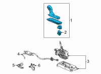 OEM 2022 Chevrolet Trailblazer Shift Knob Diagram - 60002884