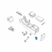 OEM 2013 Nissan Rogue Switch Assembly-Heat Seat (Passenger) Diagram - 25500-JA01A