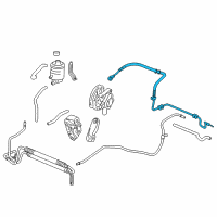 OEM 2005 Acura RL Hose, Power Steering Feed Diagram - 53713-SJA-A04