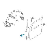 OEM 2013 Nissan Cube Link Door STOPPER Diagram - 80430-1FA0B