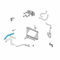 OEM 2011 Acura ZDX Hose, Water Upper Diagram - 19501-RP6-A00