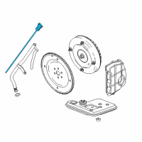OEM Mercury Dipstick Diagram - AE5Z-7A020-C