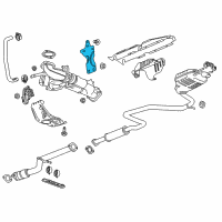 OEM Chevrolet Malibu Bracket Diagram - 84041533