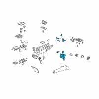 OEM 2009 Acura RL Holder Assembly, Cup (Dark Curly Maple) Diagram - 77230-SJA-J14ZB