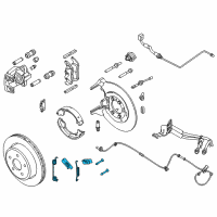 OEM 2006 Mercury Grand Marquis Adapter Mount Kit Diagram - 6W1Z-2A225-AA