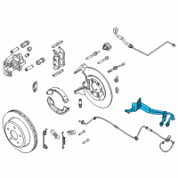 OEM 2010 Ford Ranger Flex Hose Diagram - AL5Z-2282-A