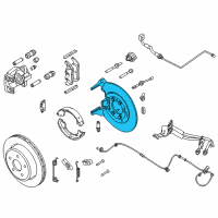 OEM Ford Ranger Mount Plate Diagram - BL5Z-2B582-A