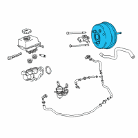 OEM Chevrolet Caprice Power Brake Booster (Vac) (Serv) Diagram - 92507130