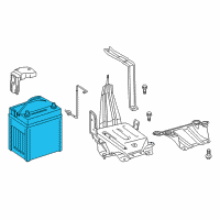 OEM 2016 Lexus ES300h Battery Diagram - 28800-36050