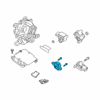 OEM Nissan Titan Sensor-Side AIRBAG, RH Diagram - 98836-5SA7A