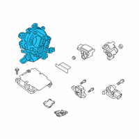 OEM 2020 Nissan Murano Clock Spring Steering Wire Diagram - 25554-5CA1A