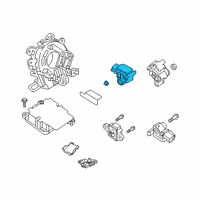 OEM 2020 Nissan Titan XD Sensor-Air Bag Front Center Diagram - 98581-5RA8A