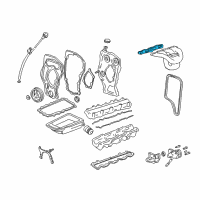 OEM Chevrolet Malibu Manifold Gasket Diagram - 24573838