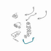 OEM Chevrolet Aveo Hose, Pcv Valve Diagram - 96495290