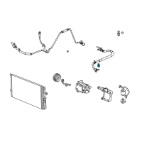 OEM 2005 Chevrolet Equinox Valve, A/C Compressor Pressure Relief Diagram - 15835930