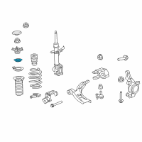 OEM Honda Bearing, Damper Mt Front Diagram - 51726-SWA-A01