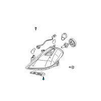 OEM 2012 Nissan Versa Screw-Tapping Diagram - 08543-51290